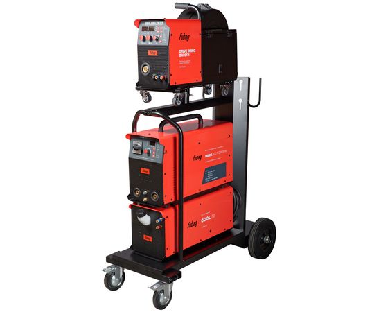 Сварочный полуавтомат Fubag INMIG 500T DW SYN с подающим механизмом, шланг пакетом 5м, горелкой FB 500 3m, блоком охлаждения и тележкой