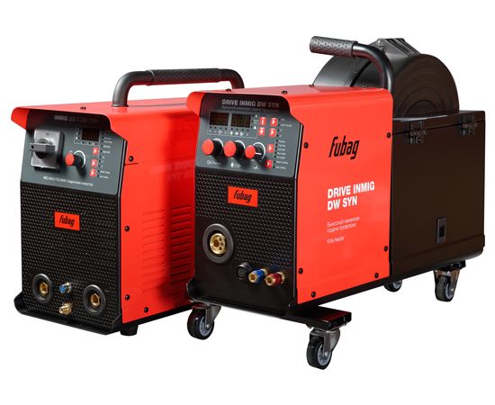 Сварочный полуавтомат Fubag INMIG 500T DW SYN с подающим механизмом, шланг пакетом 5 м и горелкой FB 400 3m