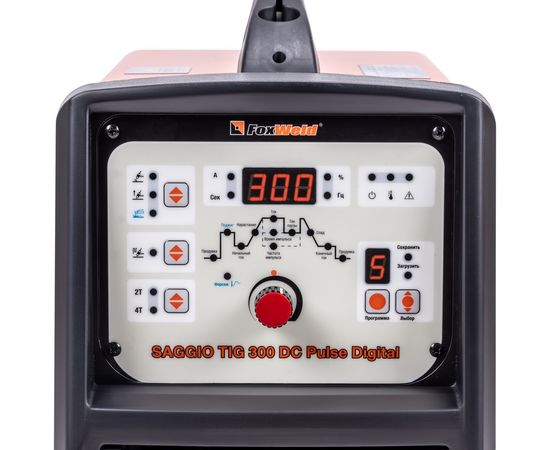 Сварочный аппарат FoxWeld SAGGIO TIG 300 DC Pulse Digital, изображение 6
