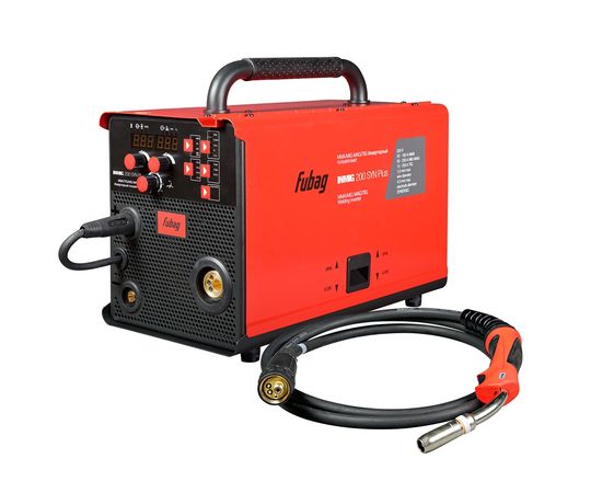 Сварочный полуавтомат Fubag INMIG 200 SYN PLUS + горелка FB 250 3 м, изображение 2