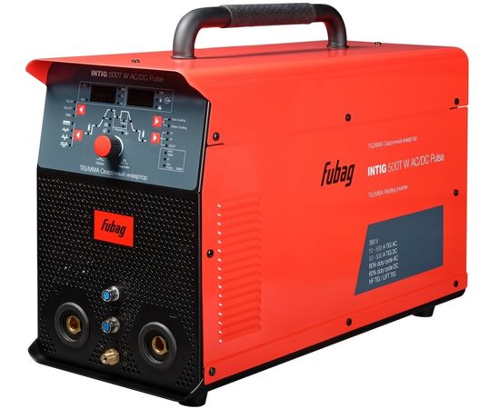 Сварочный аппарат Fubag INTIG 500 T W AC/DC PULSE + горелка FB TIG 18 5P 4m + модуль охлаждения + тележка, изображение 2