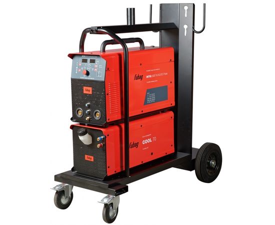 Сварочный аппарат Fubag INTIG 500 T W AC/DC PULSE + горелка FB TIG 18 5P 4m + модуль охлаждения + тележка, изображение 3