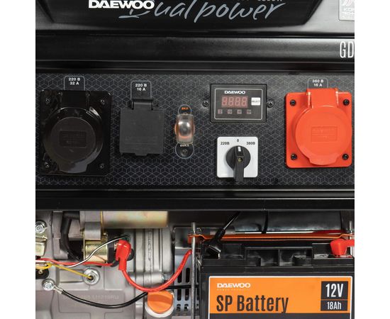 Электрогенератор Daewoo Power Products GDA 7500DPE-3, изображение 10