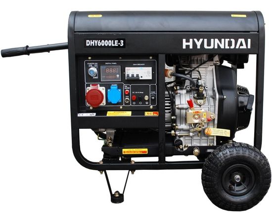 Генератор Hyundai DHY 6000LE, изображение 4