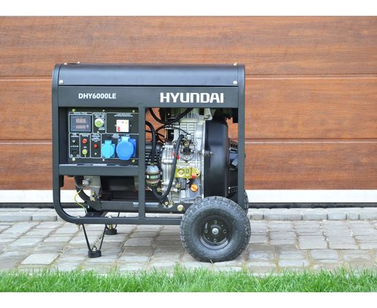 Генератор Hyundai DHY 6000LE, изображение 7