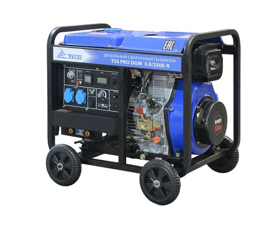 Электрогенератор сварочный ТСС PRO DGW 3.0/250E-R (арт.22833) Открытое, изображение 2