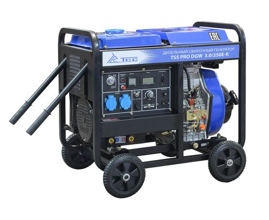 Электрогенератор сварочный ТСС PRO DGW 3.0/250E-R (арт.22833) Открытое, изображение 3