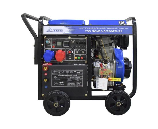 Электрогенератор сварочный ТСС DGW 6.0/200ED-R3 (арт.26496) Открытое, изображение 2