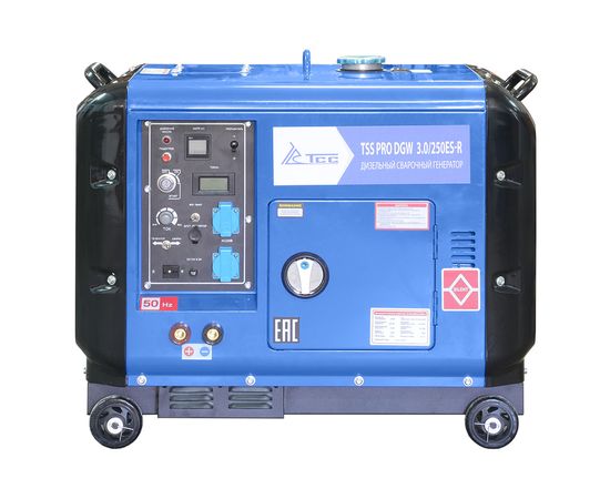 Электрогенератор сварочный ТСС PRO DGW 3.0/250ES-R (арт.22834) Шумозащитный кожух, изображение 4