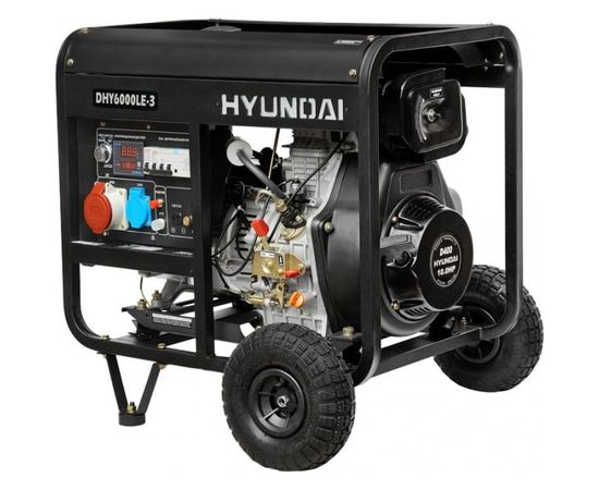 Электрогенератор Hyundai DHY 6000LE-3, изображение 2