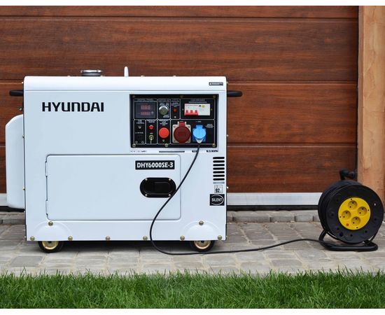 Электрогенератор Hyundai DHY 6000SE, изображение 6