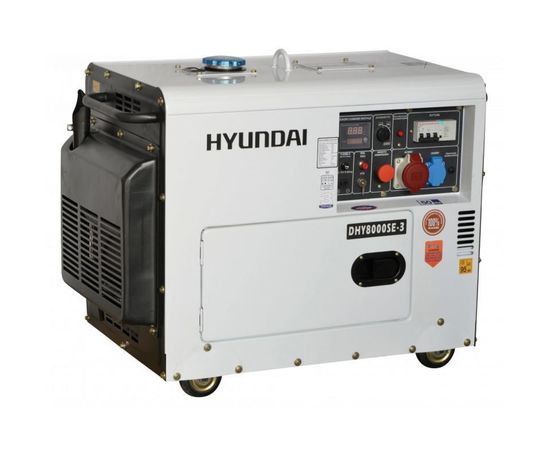 Электрогенератор Hyundai DHY 8500SE-3, изображение 4