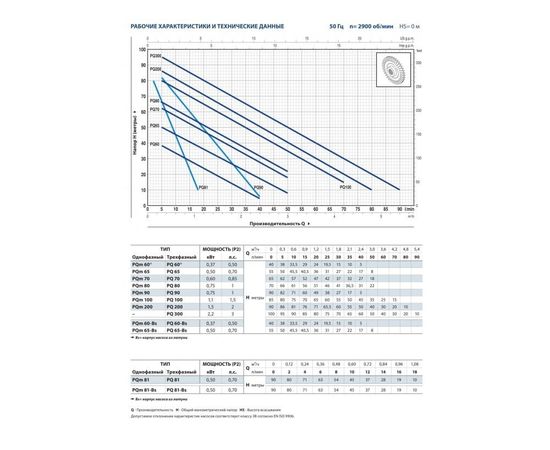 Насос Pedrollo PQ 300 (41PQT937A), изображение 2