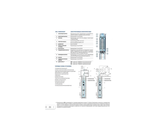 Насос Pedrollo 4SR 12/12 - HYD (4941212WI5), изображение 3