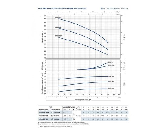 Насос Pedrollo 2CP 25/ 16B (452CT2614BA), изображение 3