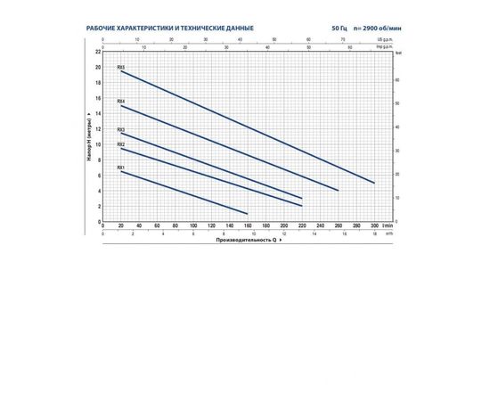 Насос Pedrollo RXm 5 - GM (48TXPG25A1U), изображение 2