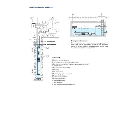 Насос Pedrollo 6SR 18/09 - HYD (49I6A1809A1), изображение 4