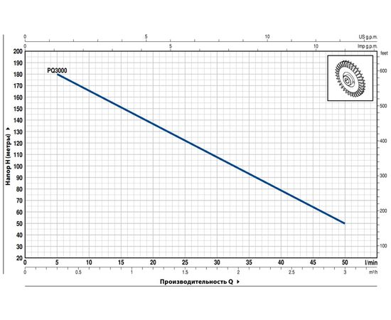 Насос Pedrollo PQ 3000 (41PQT949A5), изображение 2