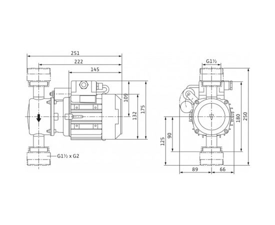 Насос Wilo IP-Z 25/6 EM (4090295), изображение 5