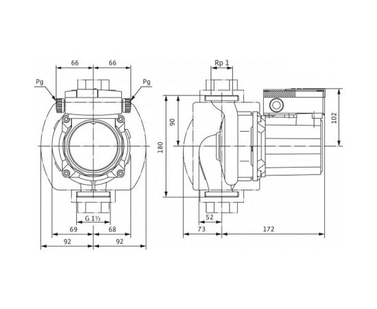 Насос Wilo TOP-Z 25/10 EM PN6/10 (2061964), изображение 5