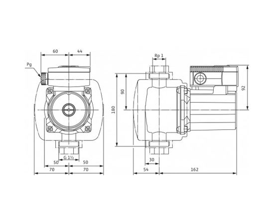 Насос Wilo TOP-Z 25/6 EM PN6/10 (2045521), изображение 5