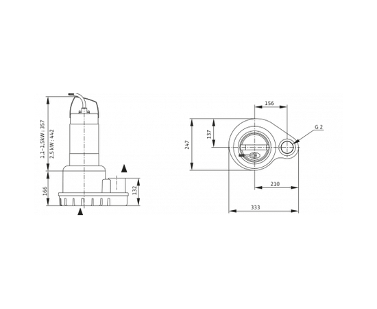 Насос Wilo PADUS UNI M05/T11-540 (6084804), изображение 3