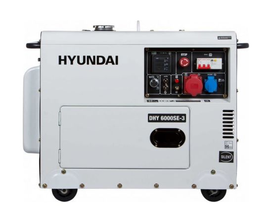 Электрогенератор Hyundai DHY 6000SE-3, изображение 2