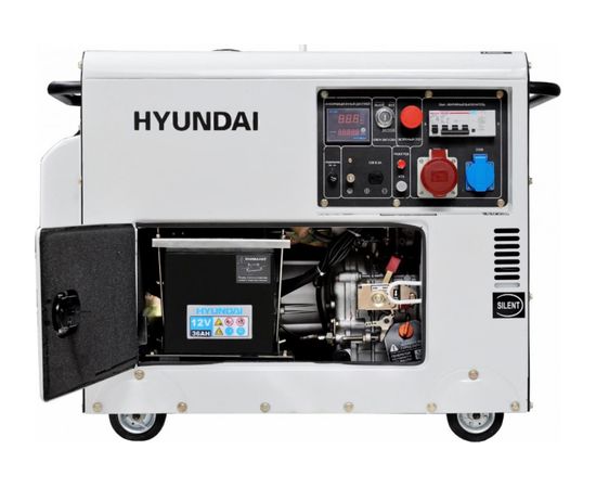Электрогенератор Hyundai DHY 8000SE-3, изображение 2