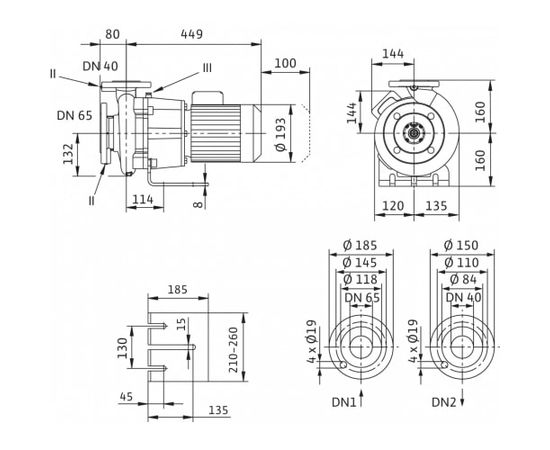 Насос Wilo BL 40/170-1,1/4 (2786259), изображение 5