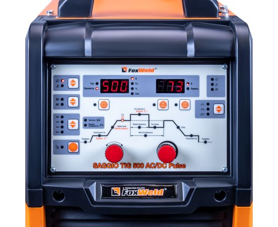 Сварочный аппарат FoxWeld SAGGIO TIG 500 AC/DC Pulse (7588), изображение 5