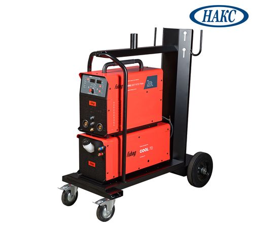 Сварочный аппарат Fubag INTIG 320 T W DC PULSE НАКС + горелка FB TIG 400W 4m + адаптер разъема управления 5 pin + блок жидкостного охлаждения Cool 70 + тележка (31453.2_Н)