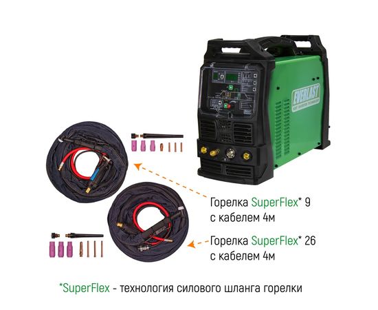 Сварочный аппарат Everlast PowerTig 210 EXT (3EV210P)