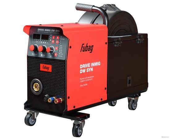 Сварочный полуавтомат Fubag INMIG 500T DW SYN с подающим механизмом, шланг пакетом 5м, горелкой FB 500 3m, блоком охлаждения и тележкой, изображение 5