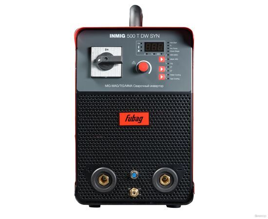 Сварочный полуавтомат Fubag INMIG 500T DW SYN с подающим механизмом, шланг пакетом 5м, горелкой FB 500 3m, блоком охлаждения и тележкой, изображение 7