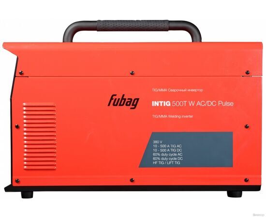 Сварочный аппарат Fubag INTIG 500 T W AC/DC PULSE + горелка FB TIG 18 5P 4m + модуль охлаждения + тележка, изображение 6