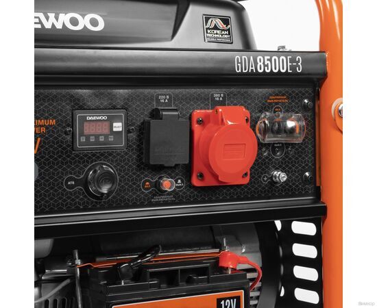 Электрогенератор Daewoo Power Products GDA 8500E-3, изображение 11