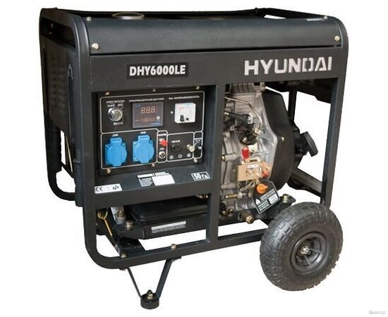 Генератор Hyundai DHY 6000LE, изображение 3