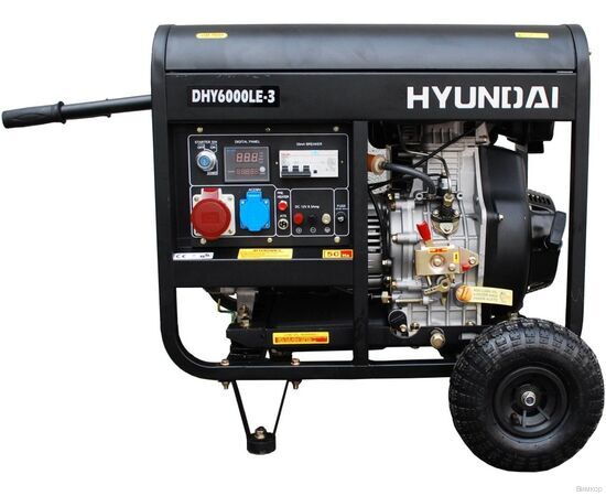 Генератор Hyundai DHY 6000LE, изображение 4
