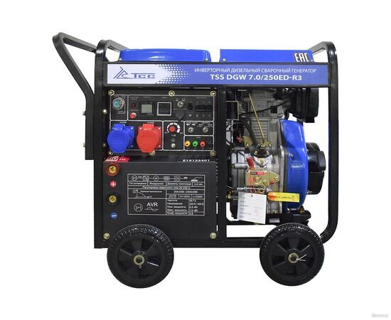 Электрогенератор сварочный ТСС DGW 7.0/250ED-R3 (арт.26497) Открытое, изображение 2