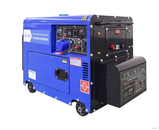 Электрогенератор сварочный ТСС DGW 7.0/250EDS-R (арт.24377) Открытое, изображение 2