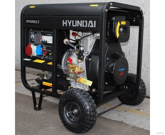 Электрогенератор Hyundai DHY 6000LE-3, изображение 5