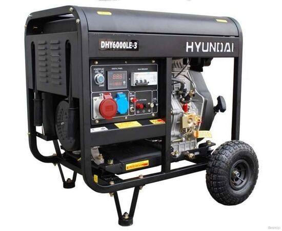 Электрогенератор Hyundai DHY 6000LE-3, изображение 6