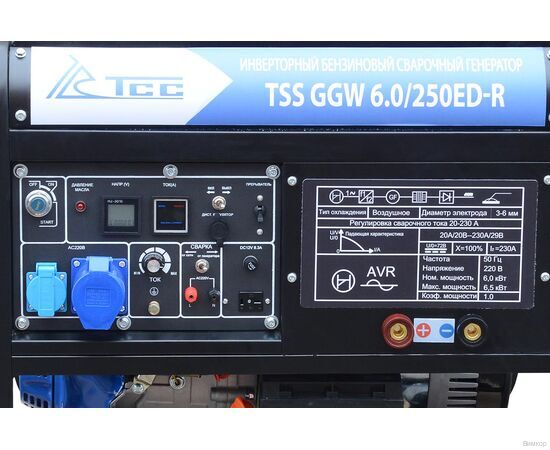 Электрогенератор сварочный ТСС GGW 6.0/250ED-R (арт. 028489), изображение 4