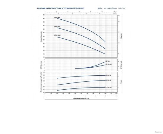 Насос Pedrollo 2CP 25/ 16C (452CT2614CA), изображение 3