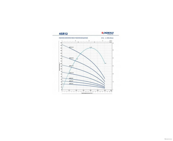 Насос Pedrollo 4SR 12/12 - HYD (4941212WI5), изображение 2