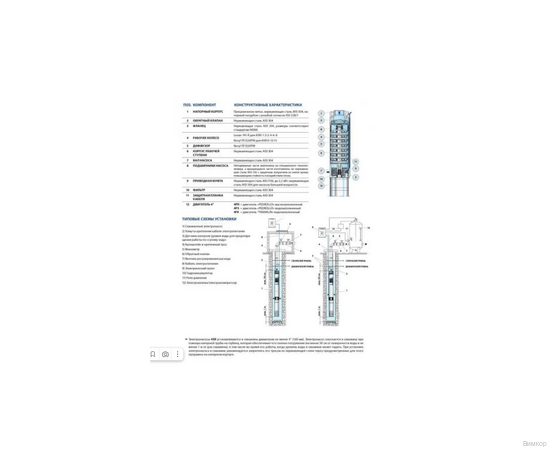 Насос Pedrollo 4SR 12/12 - HYD (4941212WI5), изображение 3