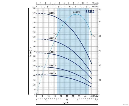 Насос Pedrollo 3SRm 2/14 (4931214PLA1), изображение 2