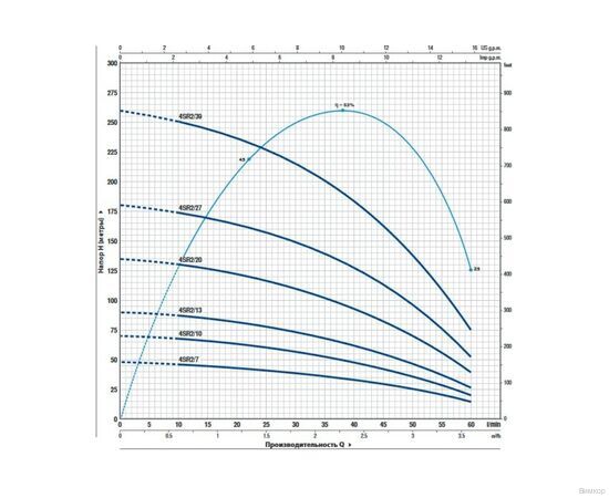 Насос Pedrollo 4SR 6m/17 F -P (49480617WLA1), изображение 2