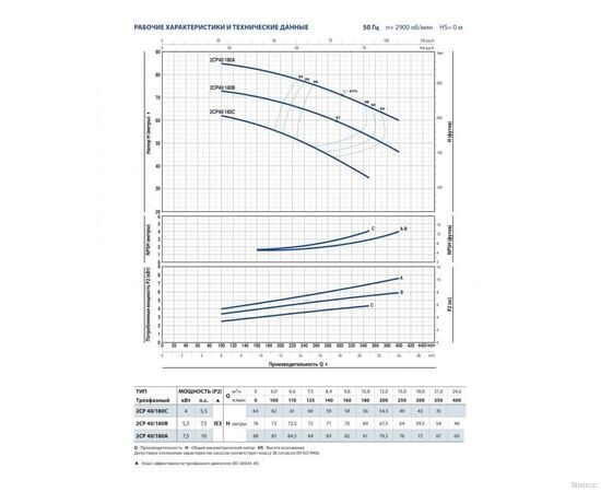 Насос Pedrollo 2CPm 25/ 16B (452CM2614BA1), изображение 7