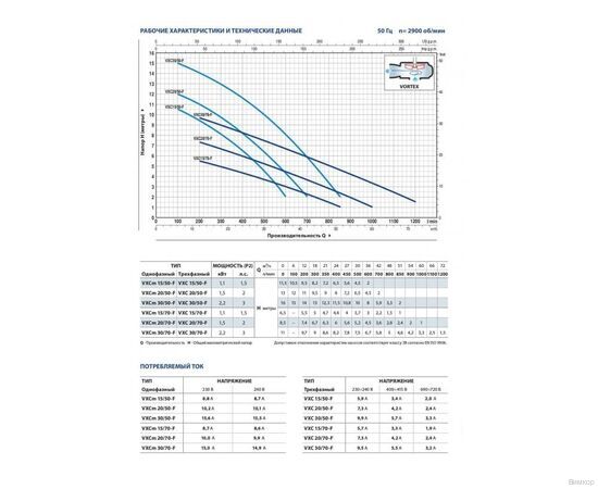 Насос Pedrollo VXC-F 15 /70 (48SGY947CA), изображение 2